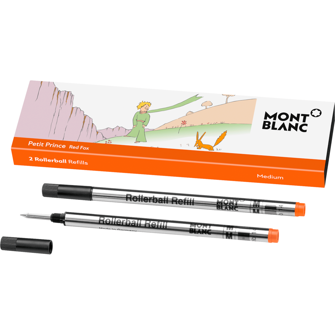 2 Rollerball Refills (M) Le Petit Prince, Orange