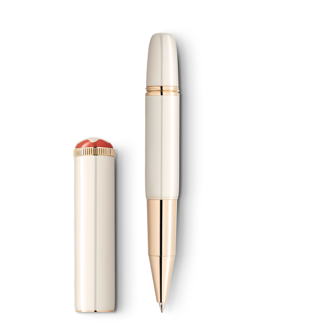 Rollerball Montblanc Heritage Rouge et Noir Édition Spéciale "Baby" couleur ivoire