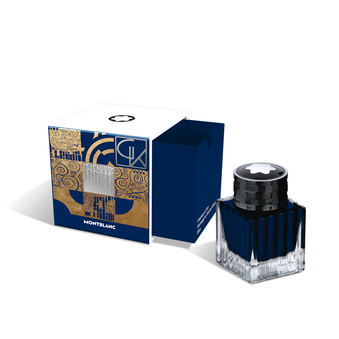 Ink bottle, Masters of Art Homage to Gustav Klimt, Blue - 50ml