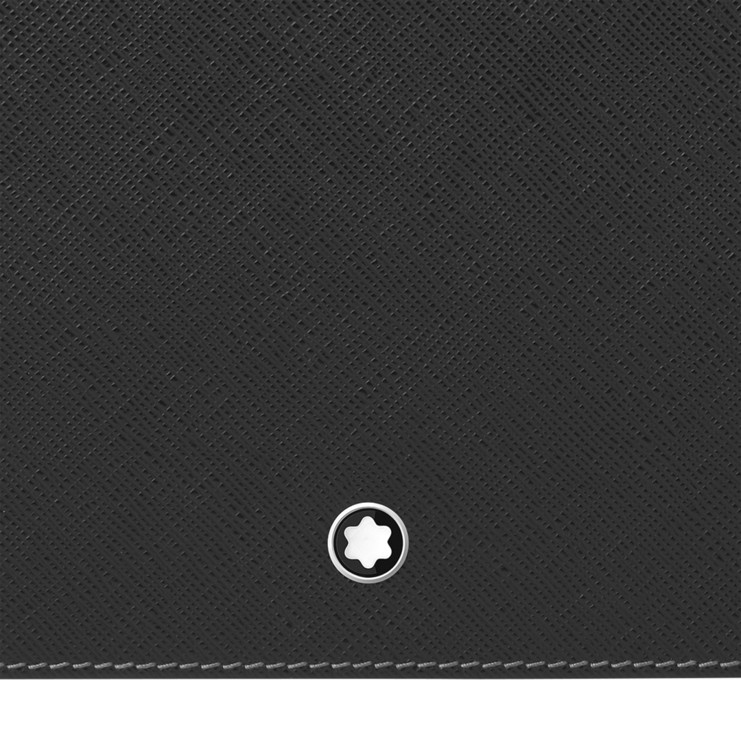 Sous-main en cuir noir