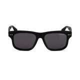 Rectangular Sunglasses with Black-Colored Acetate Frame