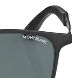 Squared Sunglasses with Black-Colored Metal Frame