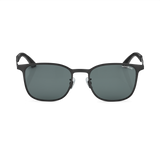 Squared Sunglasses with Black-Colored Metal Frame