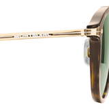 Round sunglasses with Havana Coloured Injected Frame