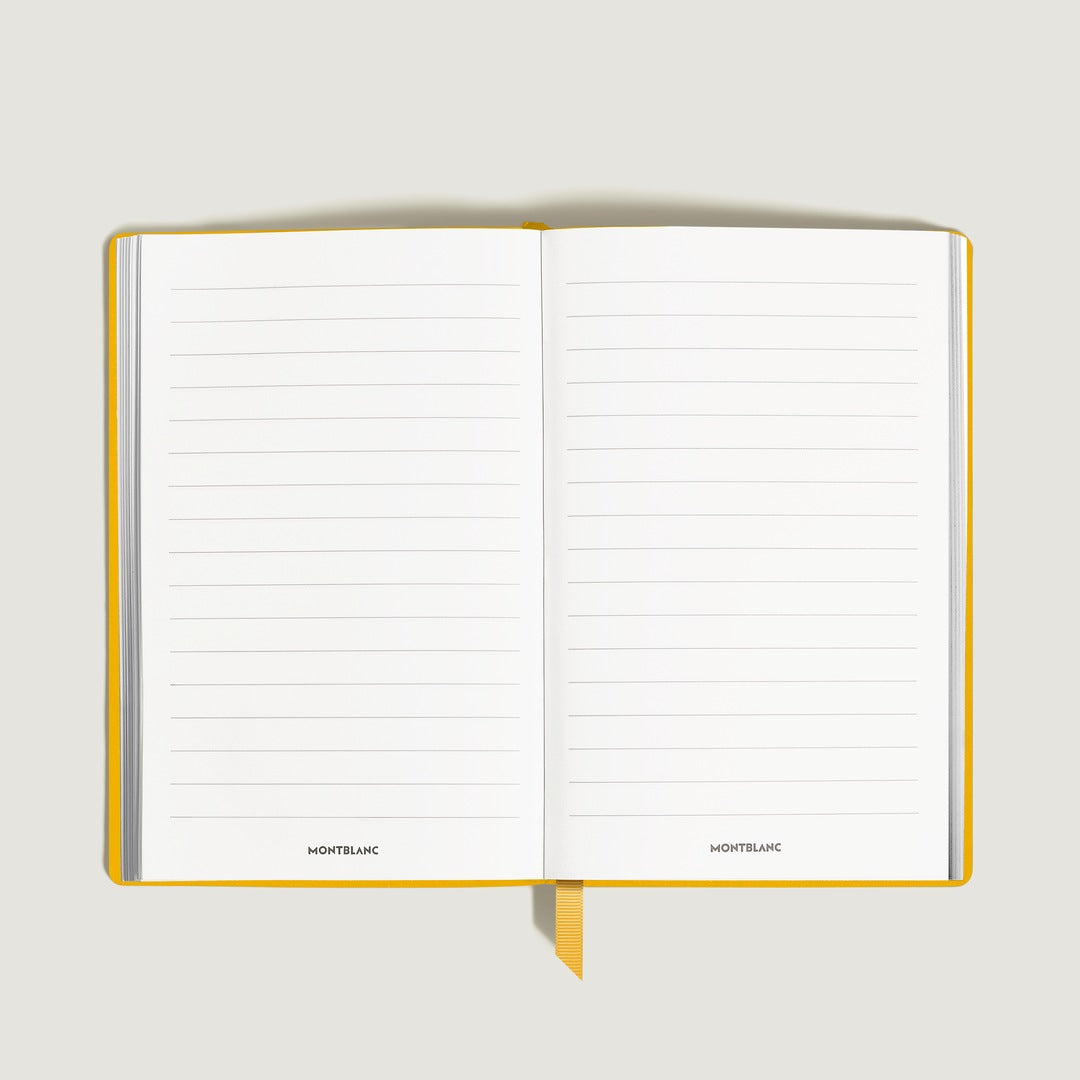 Notebook Large, Saffiano Leather, Modena Yellow - Lined Pages