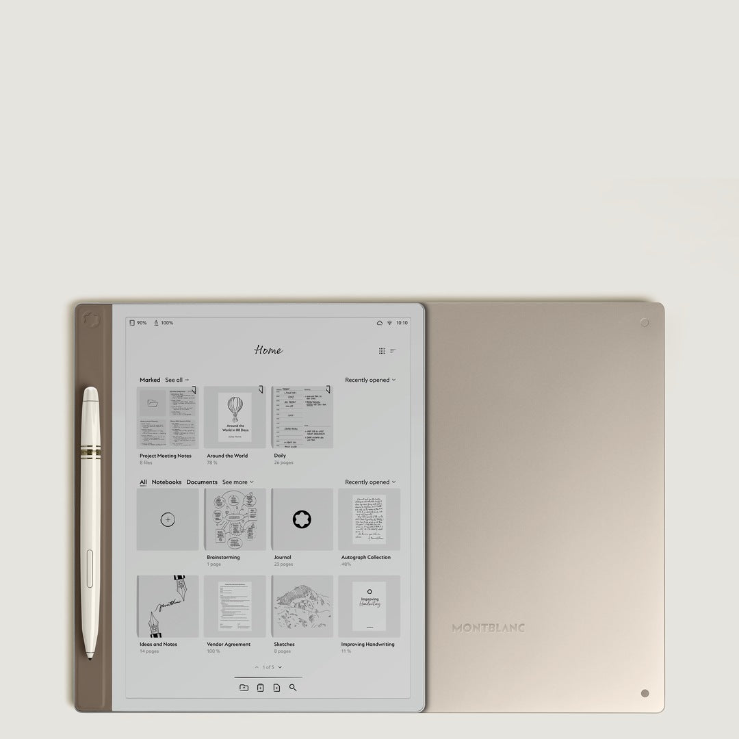 Montblanc Digital Paper Elixir Gold color