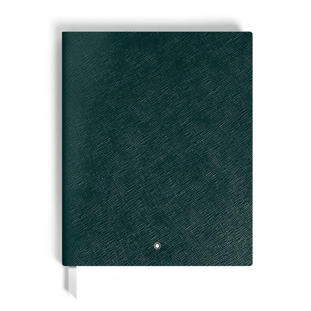 Notebook Large, Saffiano Leather, British Green - Line