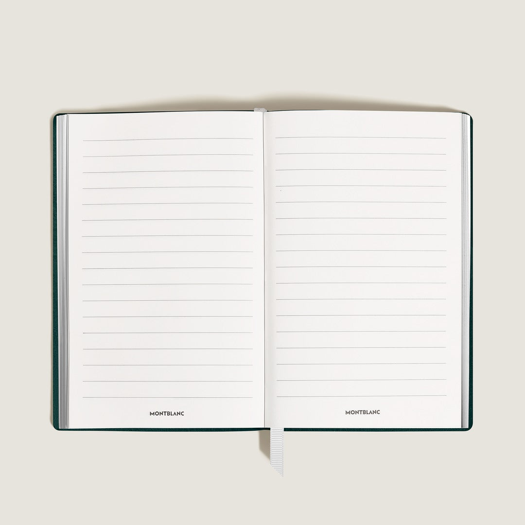 Notebook Small, Saffiano Leather, British Green - Line