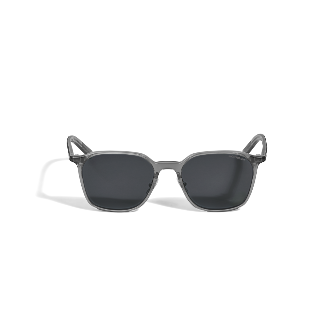 Oval Acetate Grey Frame Sunglasses