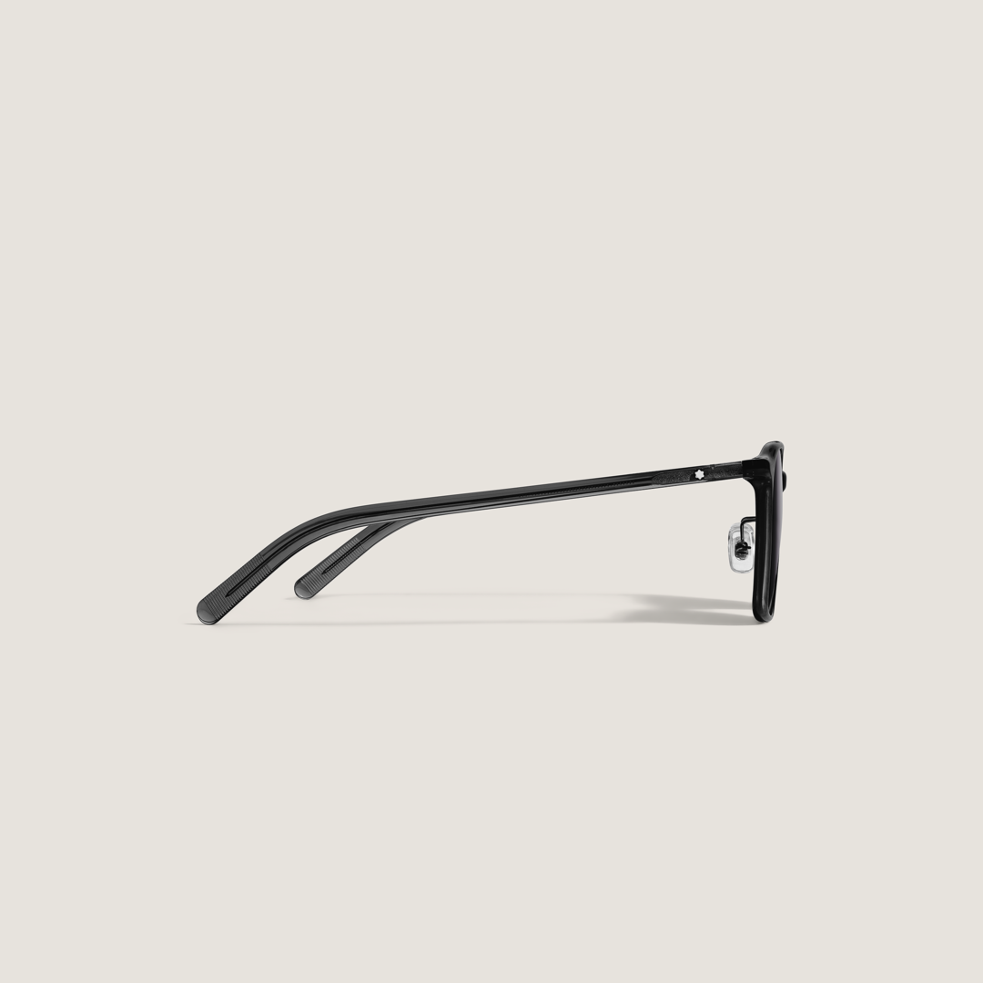 Oval Sunglasses With Acetate Black Frame Sunglasses