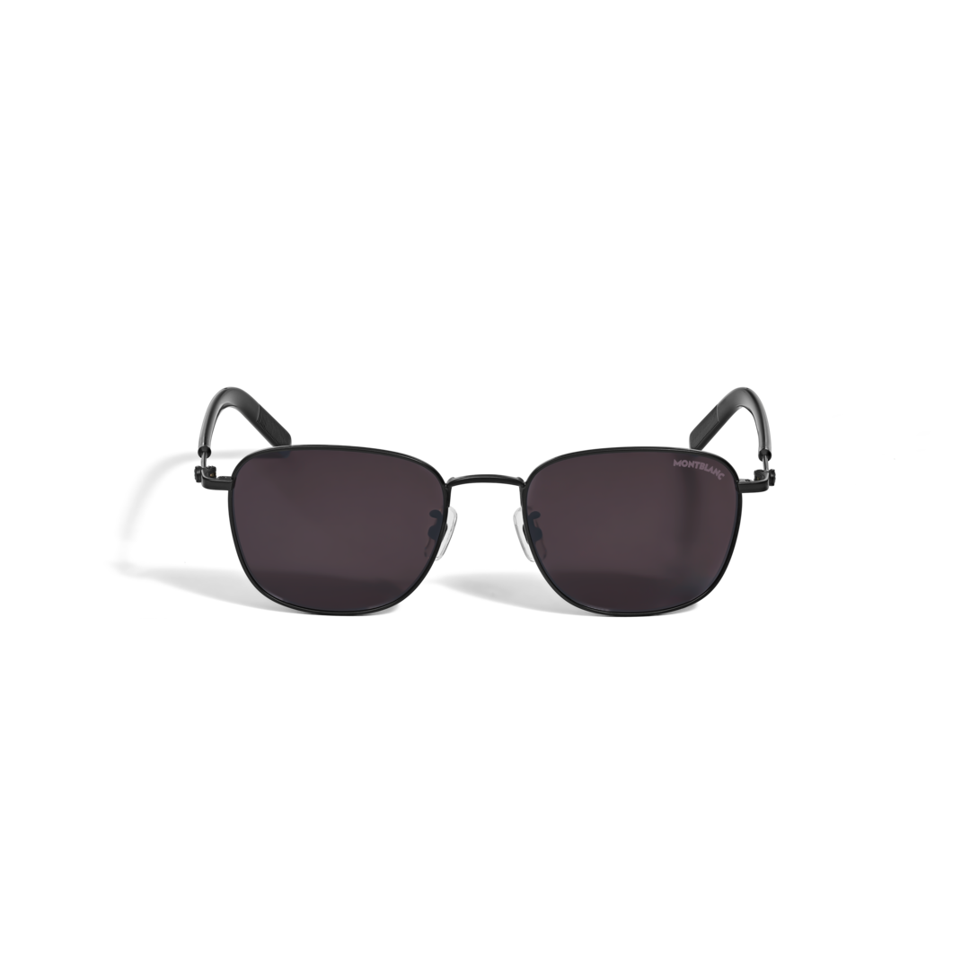 Squared Sunglasses With Black Coloured Metal Frame