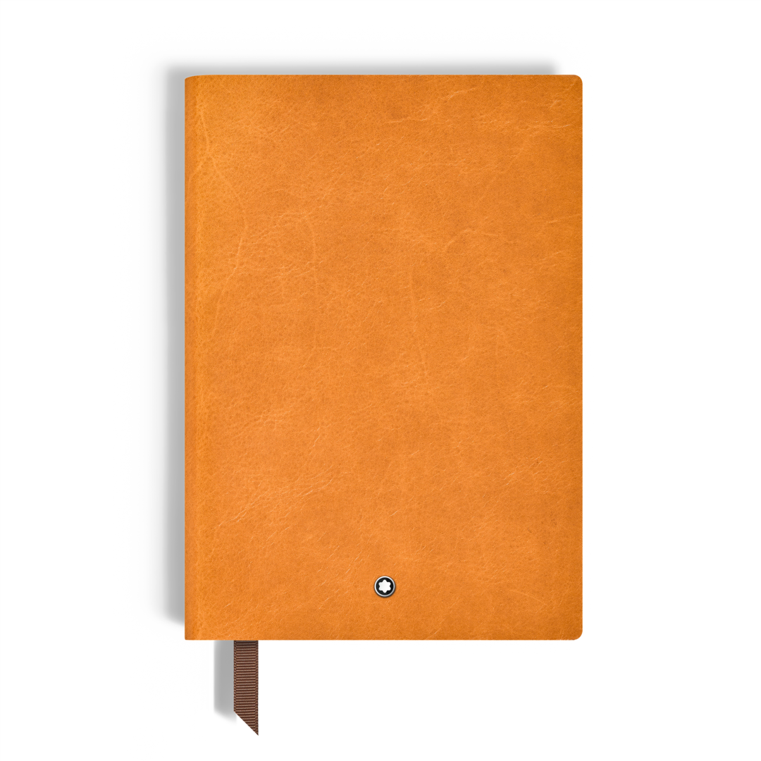 Medium Notebook in Soft Leather, Lined Pages