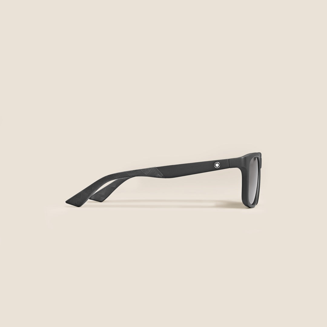 Rectangular Sunglasses with Black Acetate Frame