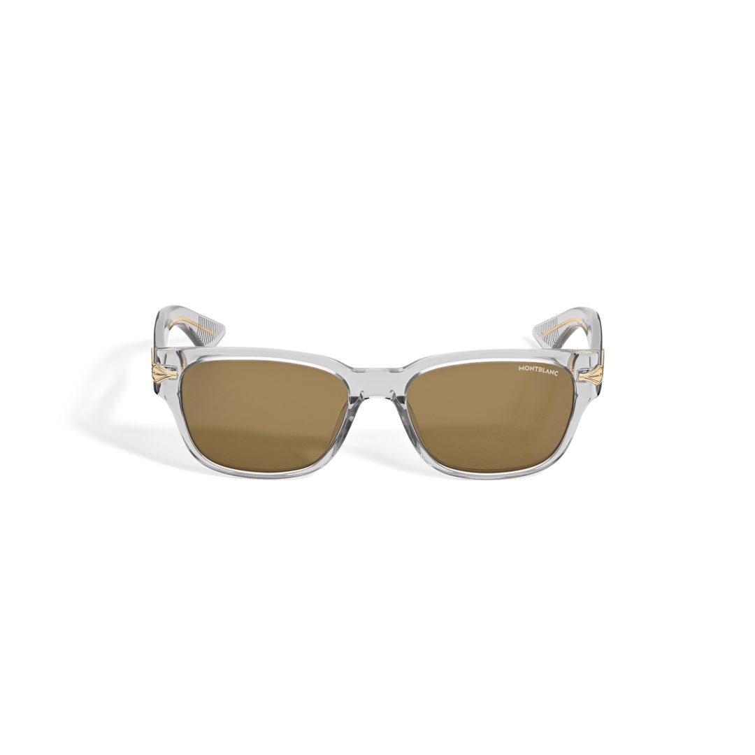 Squared Sunglasses with Grey Acetate Frame