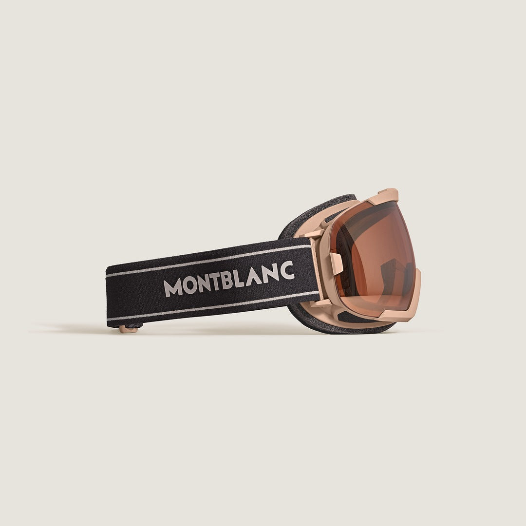 Rectangular Ski Mask with Beige Injected Frame