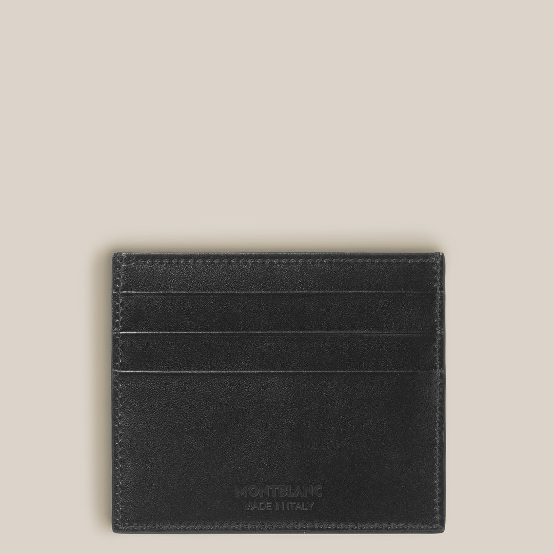 Set with PIX Black Ballpoint Pen & Card Holder 6cc in Meisterstück Leather