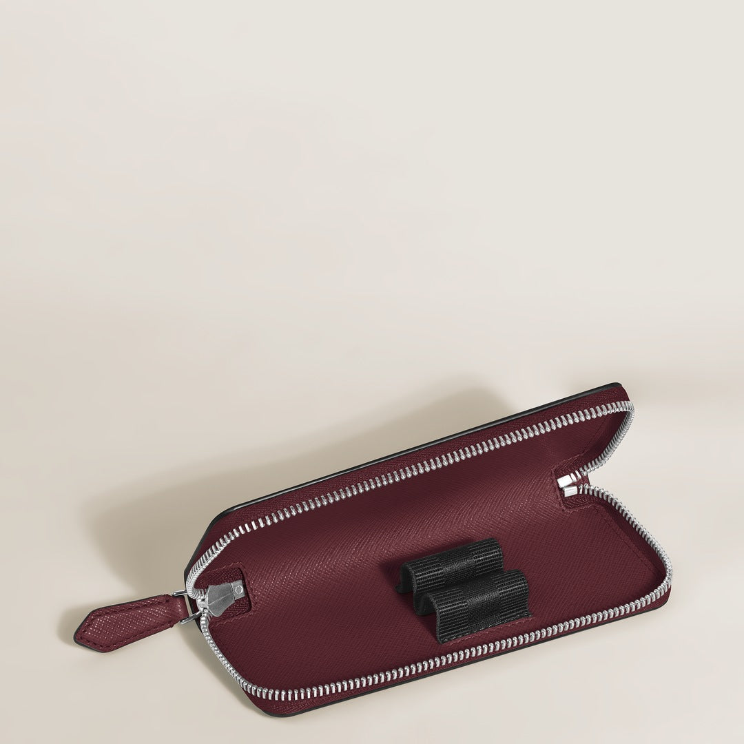 Pochette à stylos Sartorial 2 avec fermeture éclair
