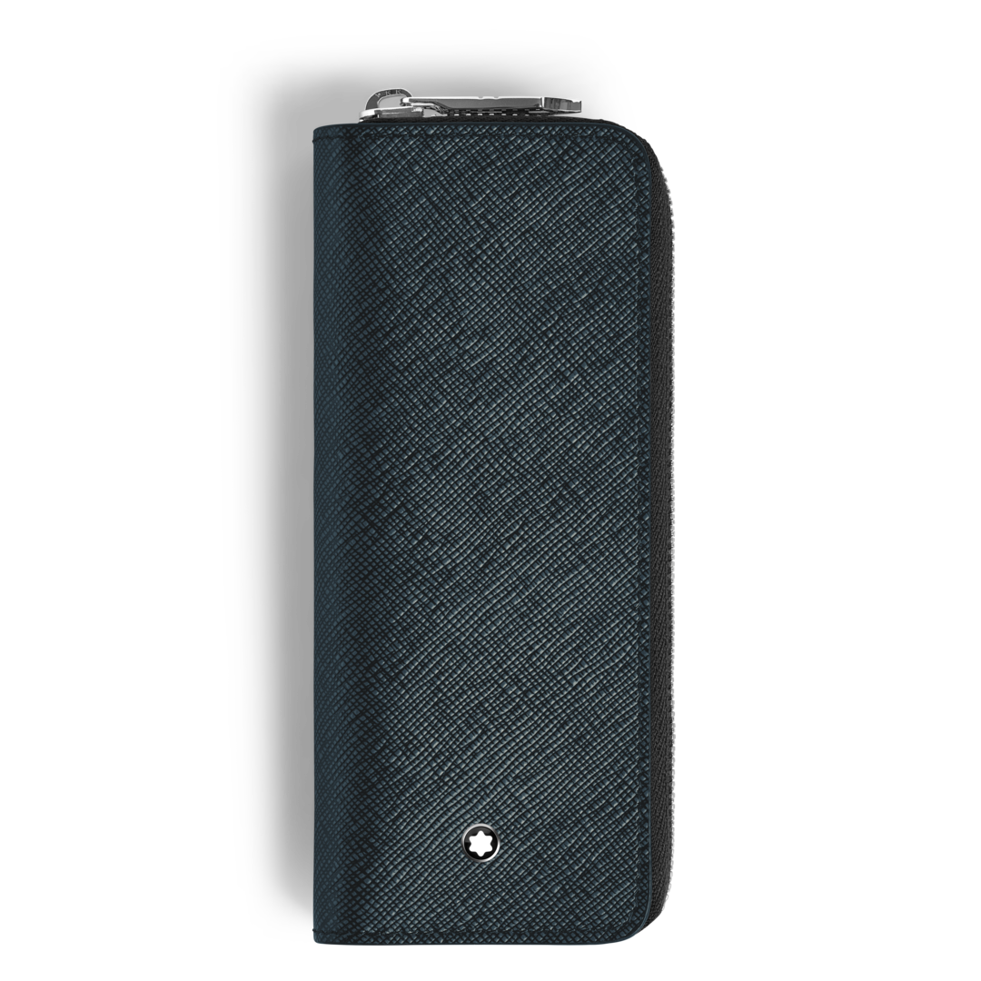 Sartorial 2 pen pouch with zip