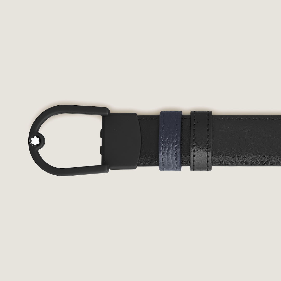 Horseshoe 30 mm Reversible Belt in Grain Leather