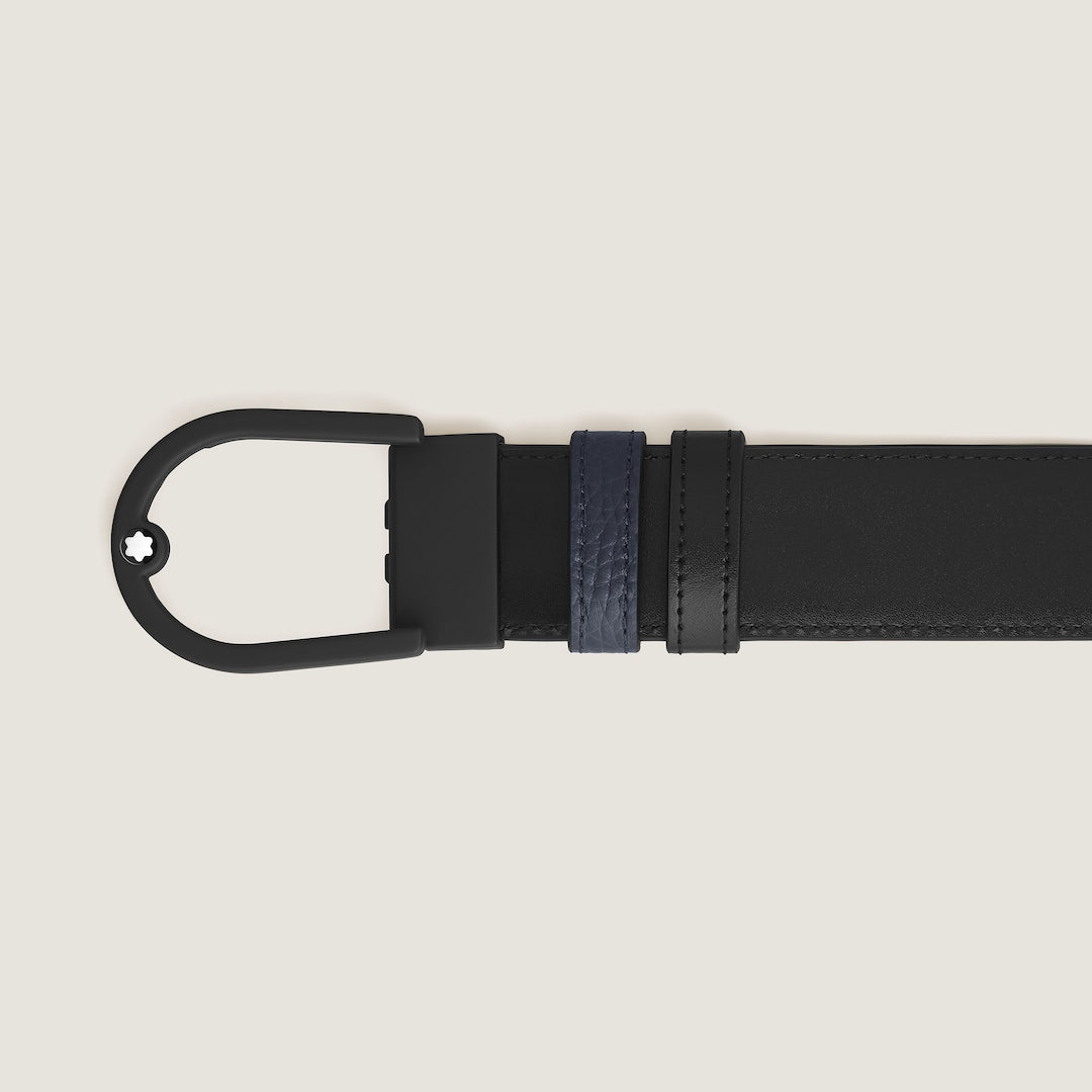 Horseshoe 35 mm Reversible Belt in Grain Leather
