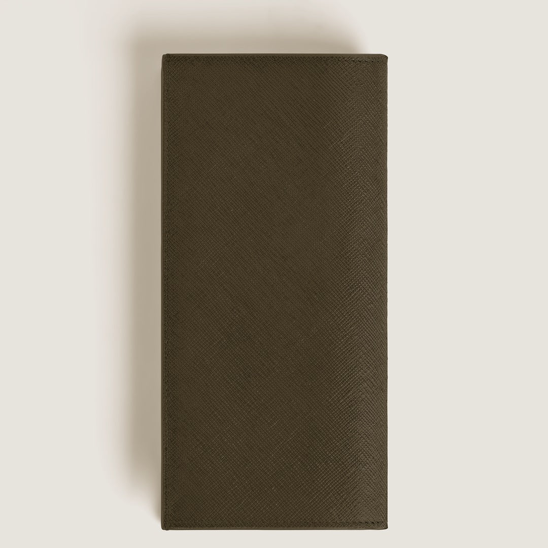 Long Wallet 14cc with Zip in Sartorial Leather