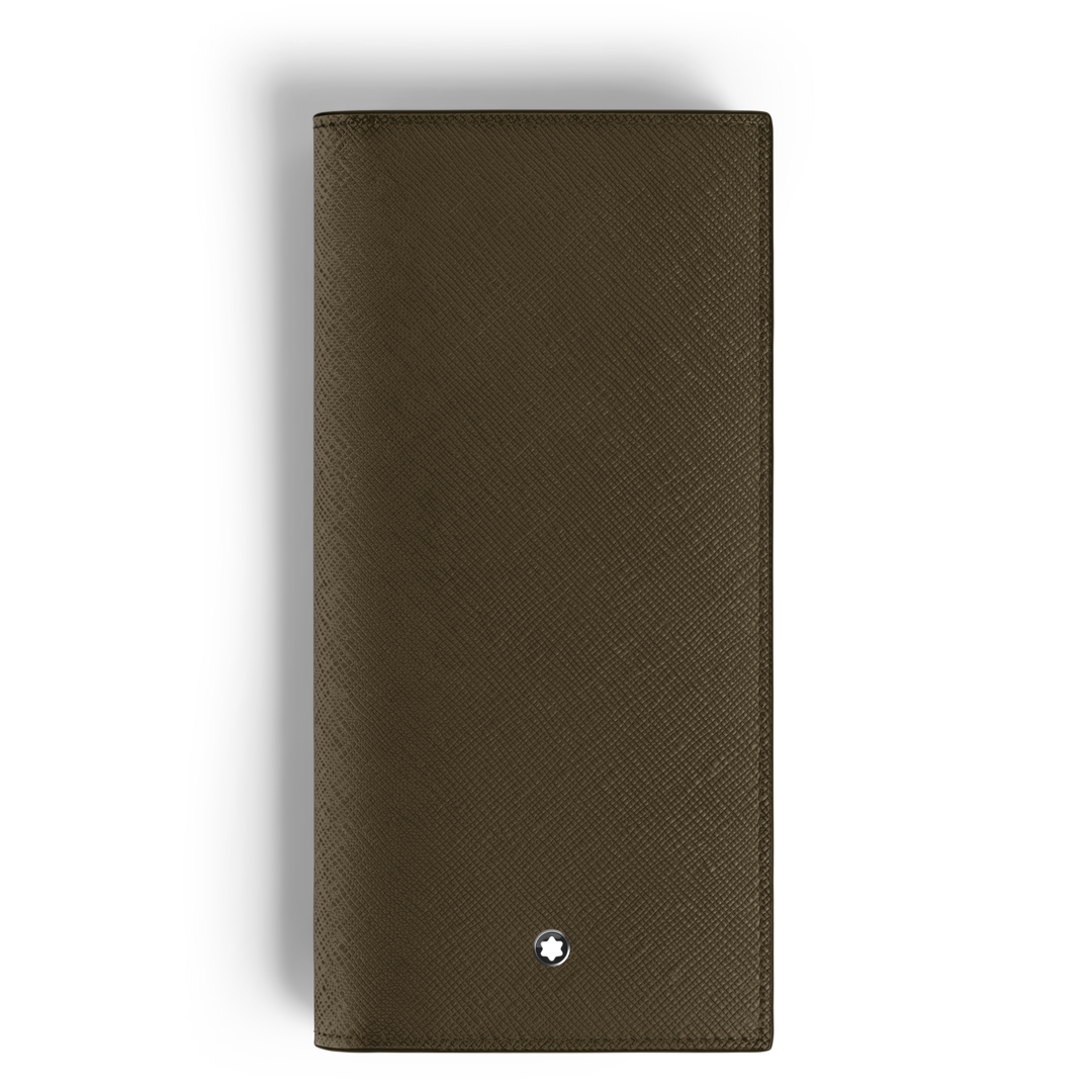 Long Wallet 14cc with Zip in Sartorial Leather