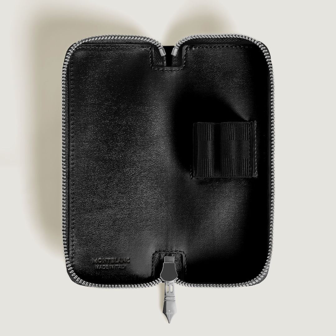2-Pen Pouch with zip in Meisterstück Leather