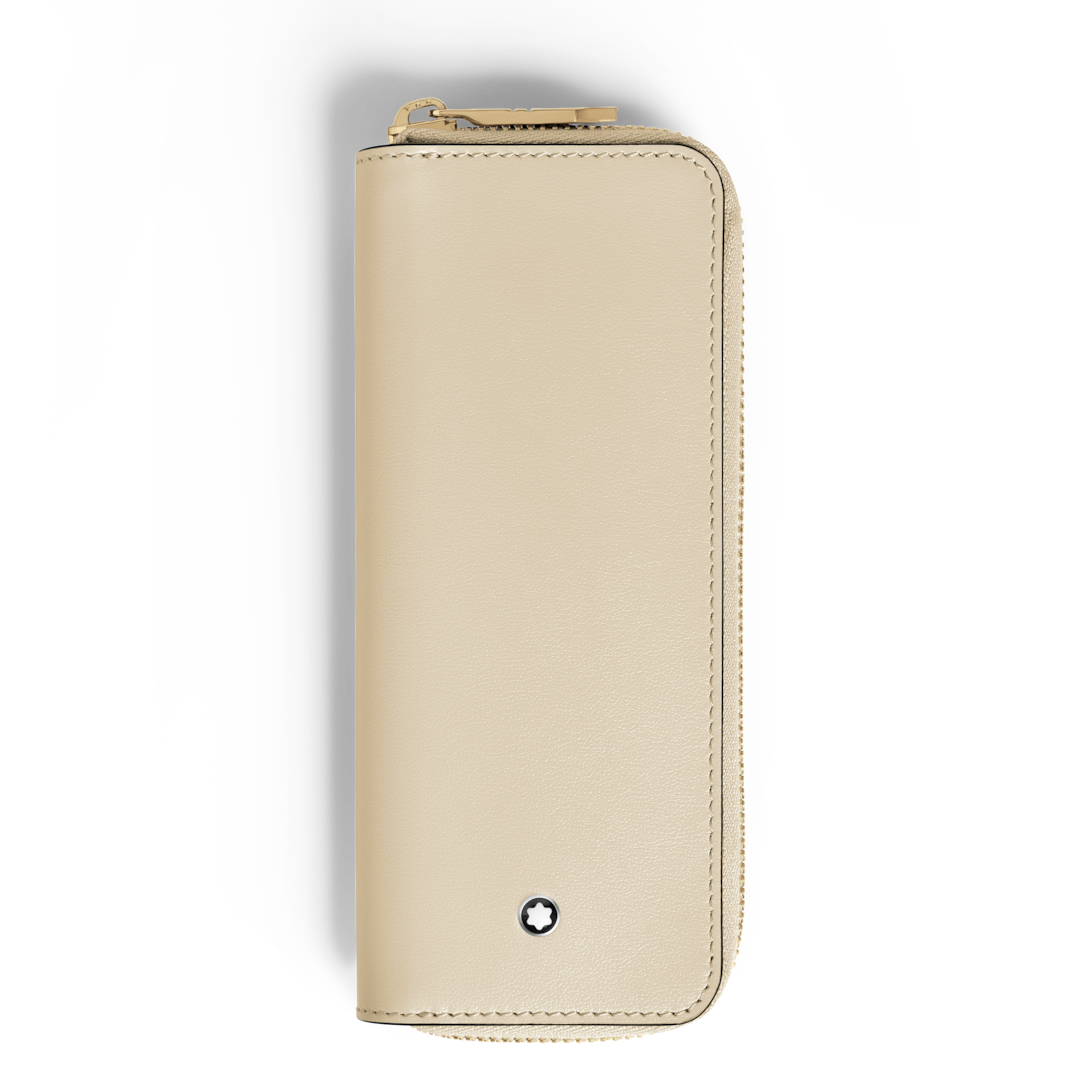 2-Pen Pouch with zip in Meisterstück Leather