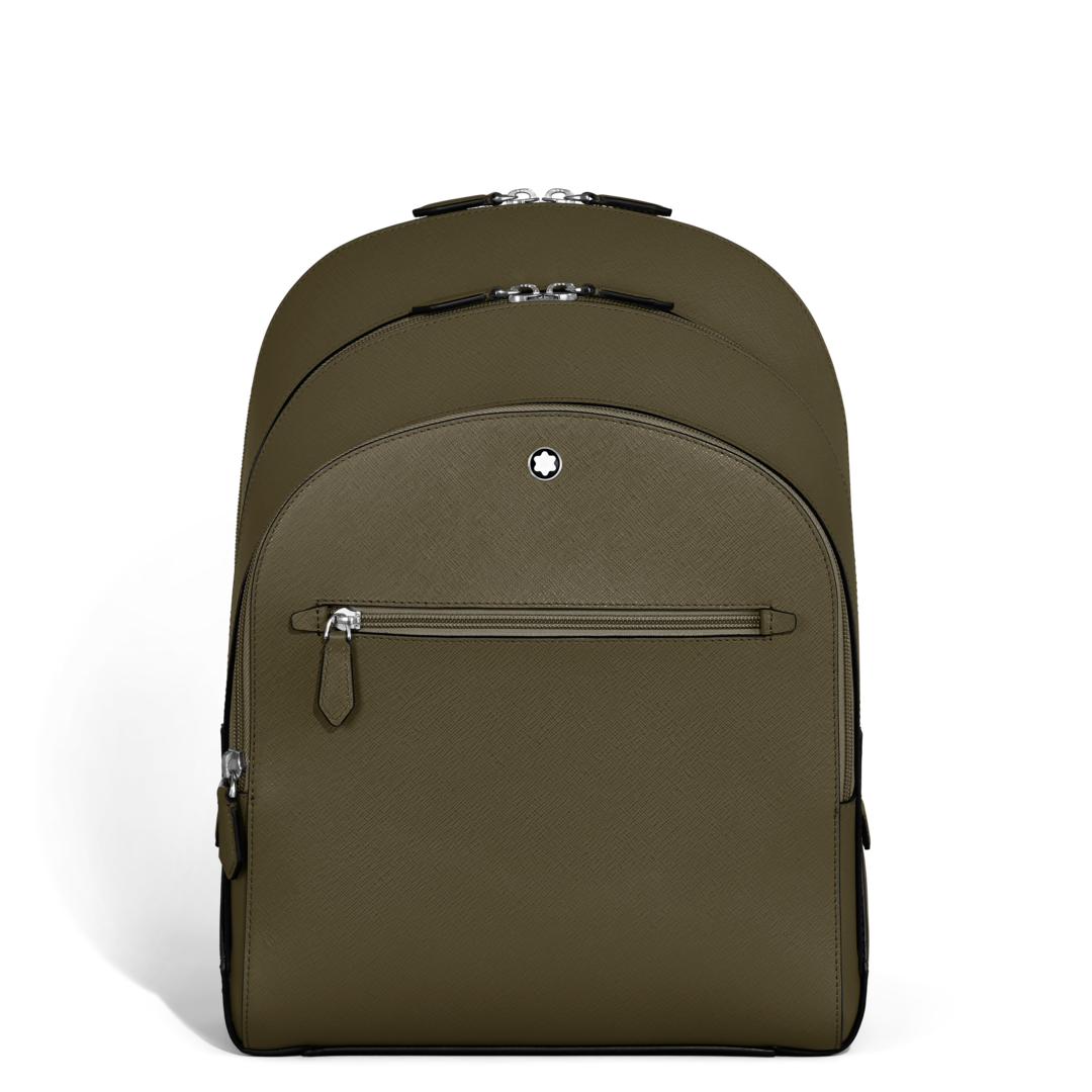 Medium Backpack with 3 Compartments in Sartorial Leather