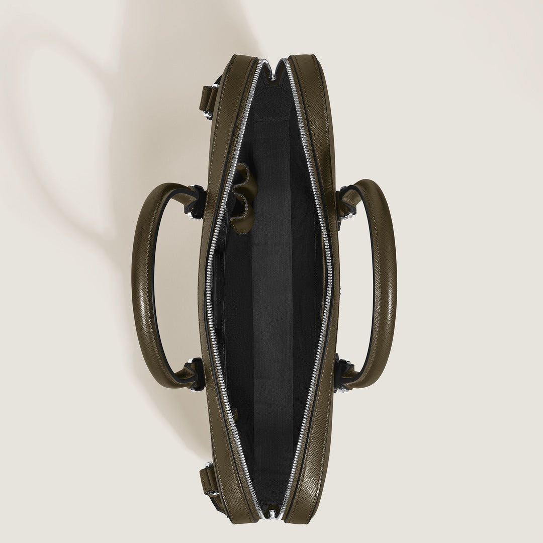 Thin Briefcase in Sartorial Leather