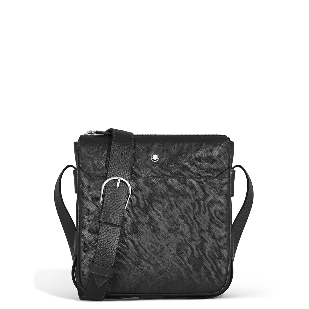 Vertical Belt Messenger Bag in Sartorial Leather