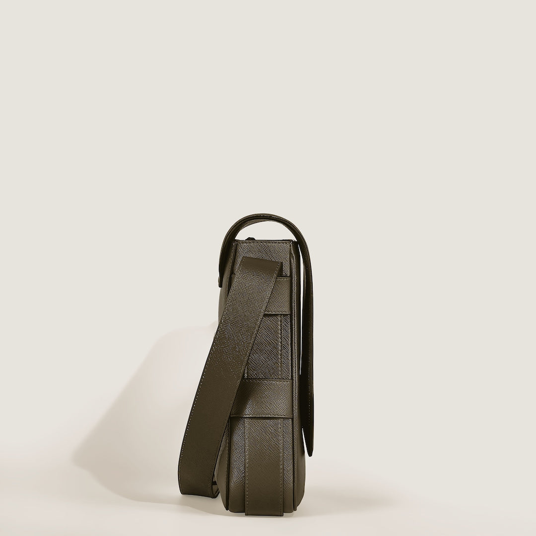 Belt Messenger Bag in Sartorial Leather