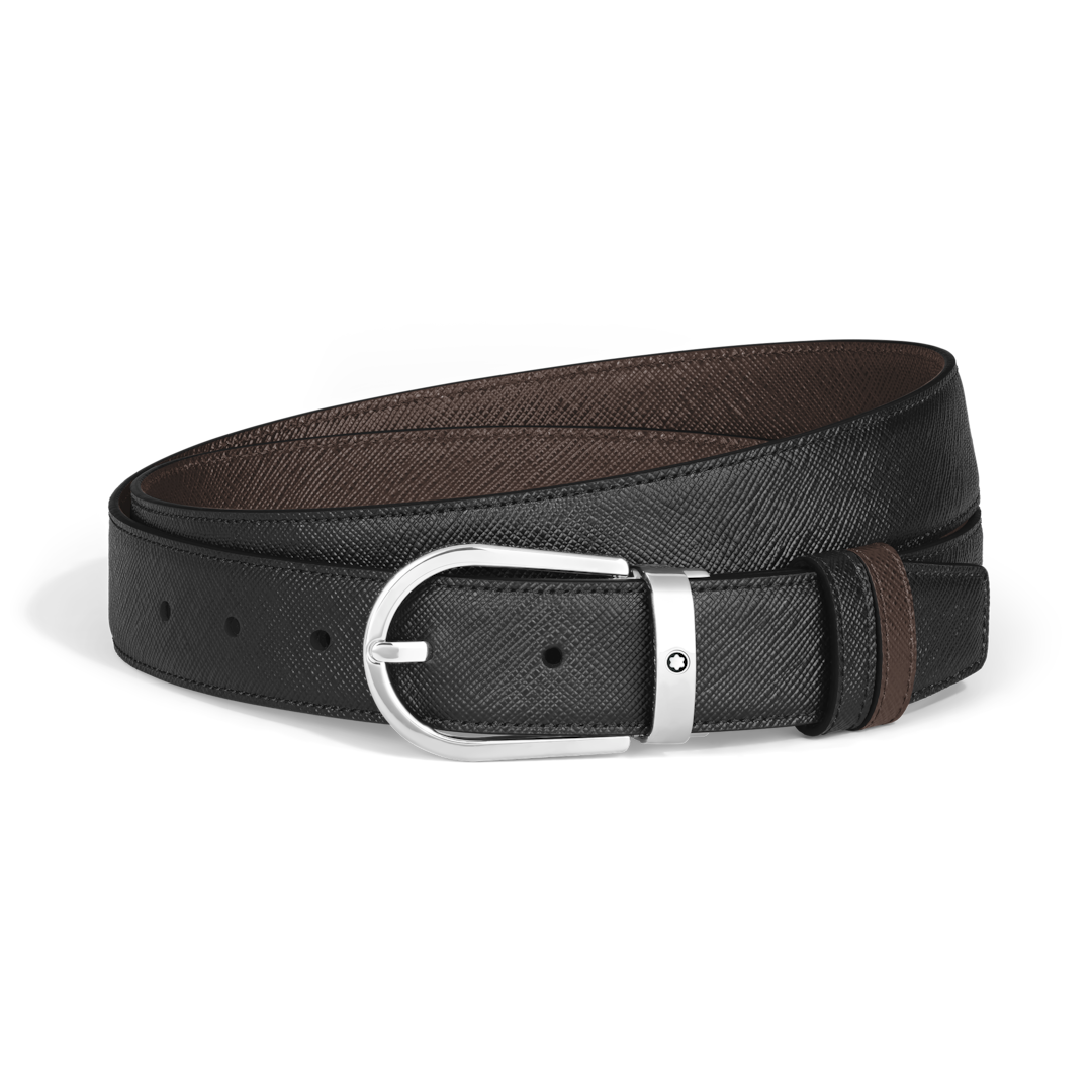 Horseshoe 30 mm Reversible Belt in Sartorial Leather