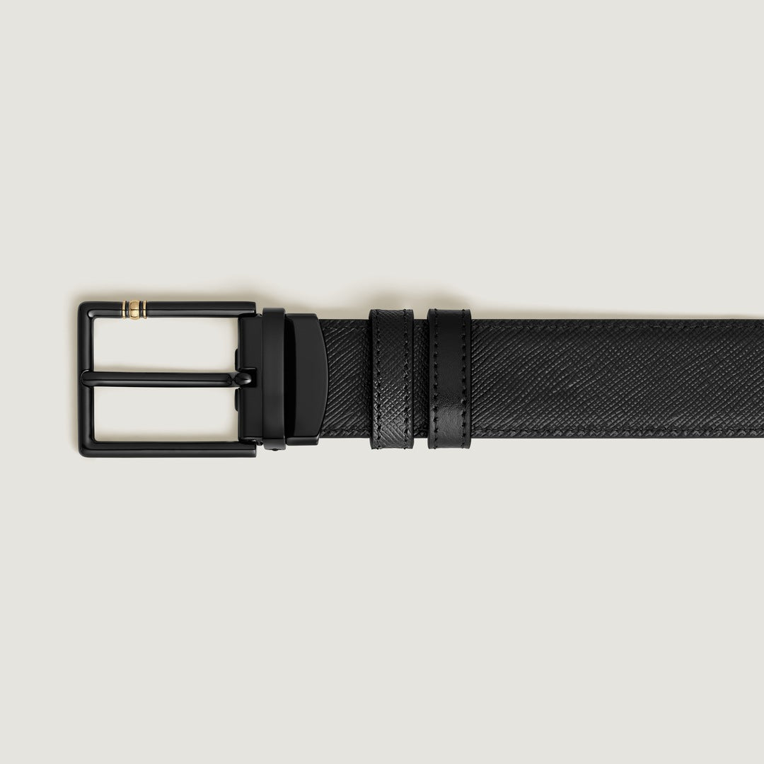 30 mm Reversible Belt in Leather with Rectangular Meisterstück Buckle