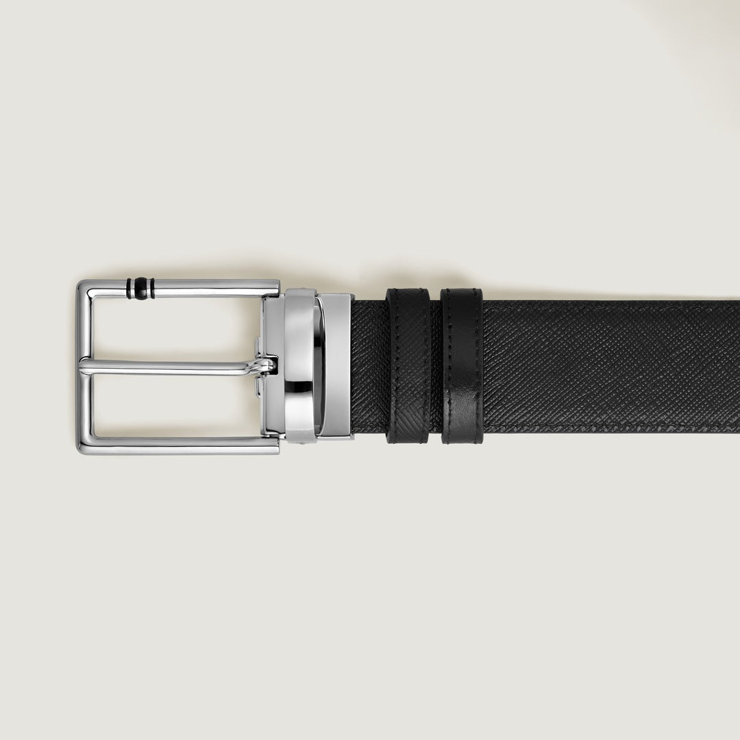 35 mm Reversible Belt in Leather with Rectangular Meisterstück Buckle
