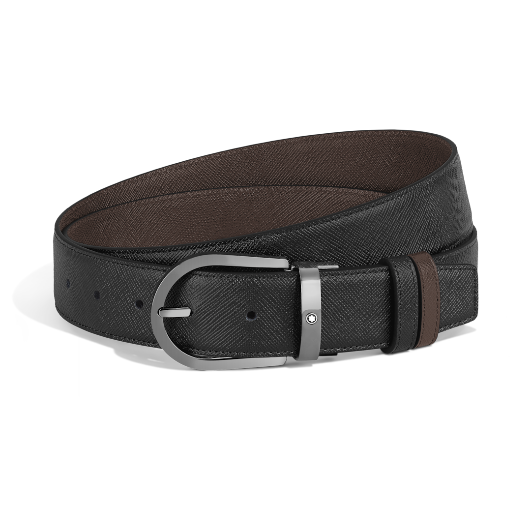 Horseshoe 35 mm Reversible Belt in Sartorial Leather