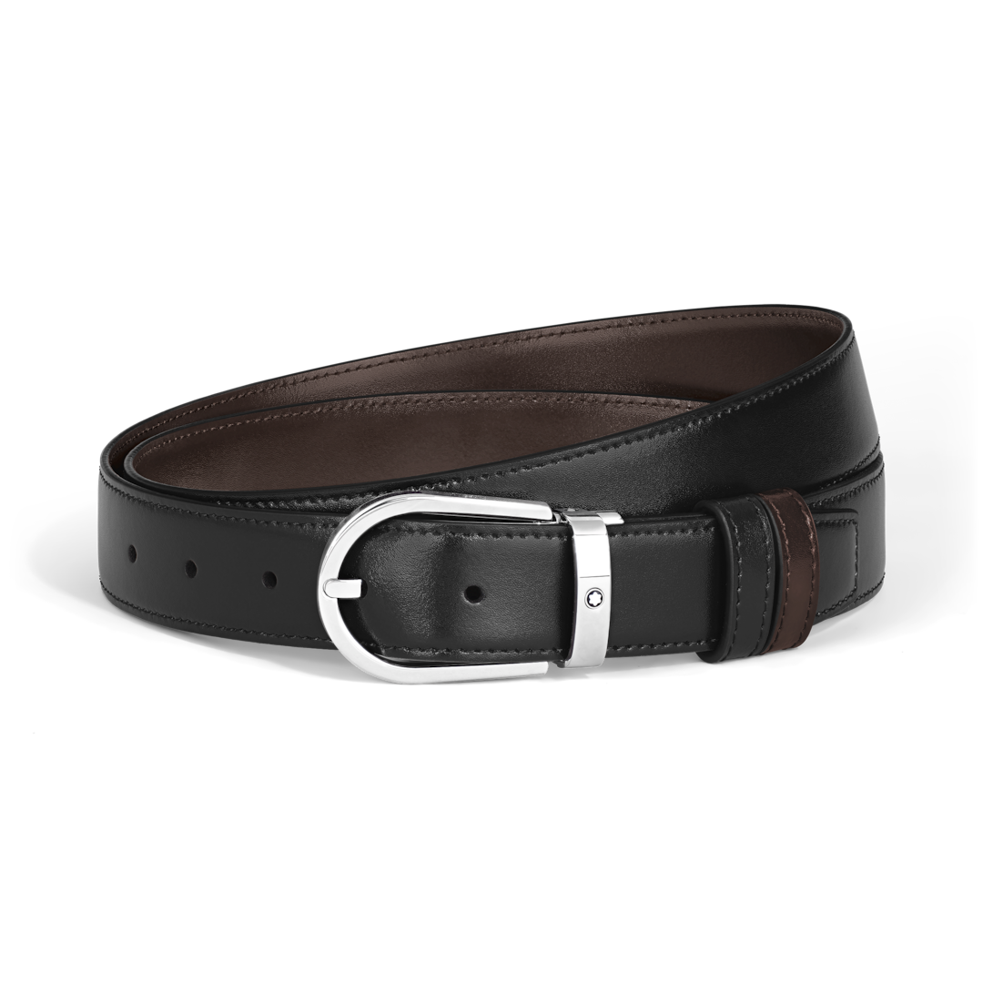 Horseshoe 30 mm Reversible Belt in Meisterstück Leather