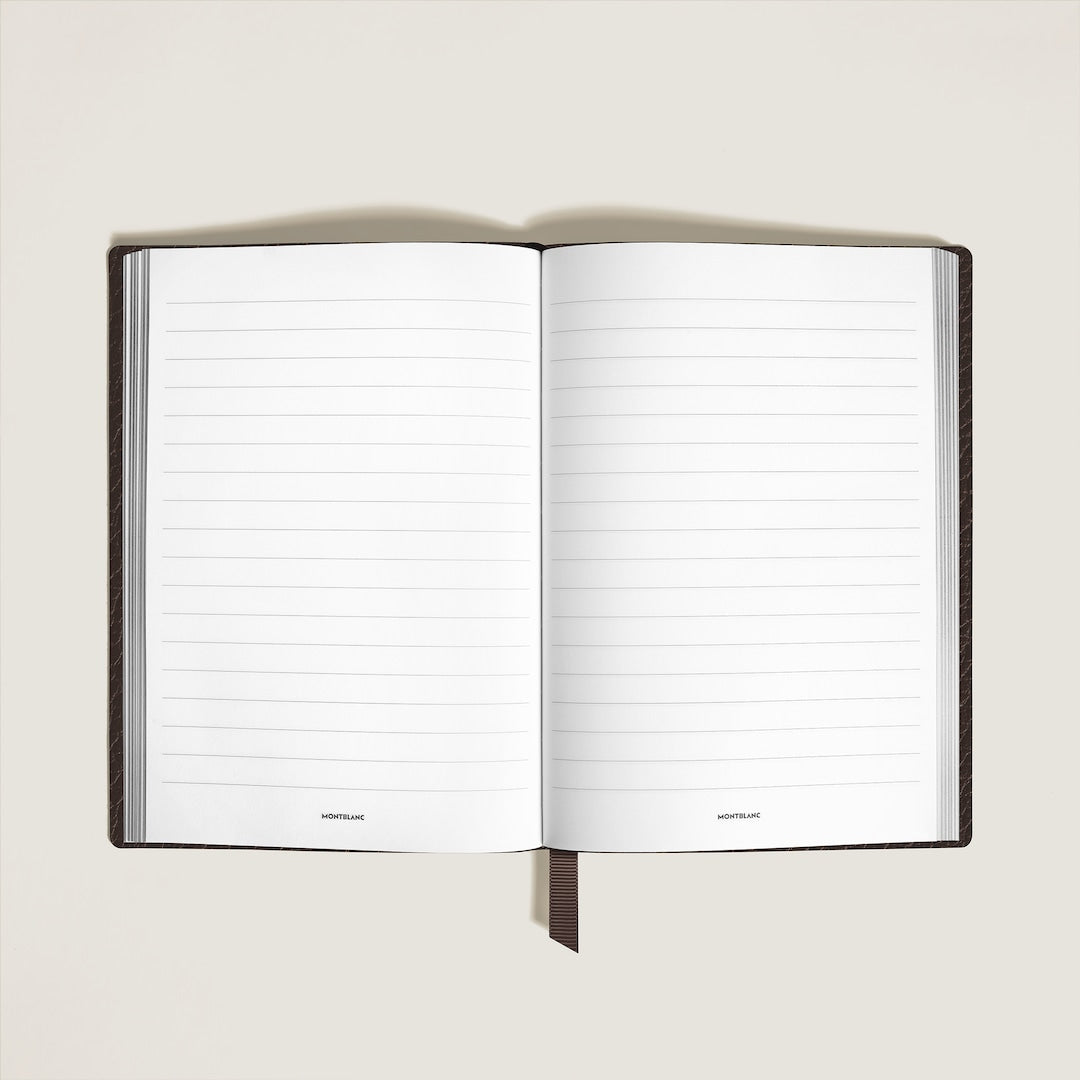 Small Notebook in Grain Leather, Lined Pages