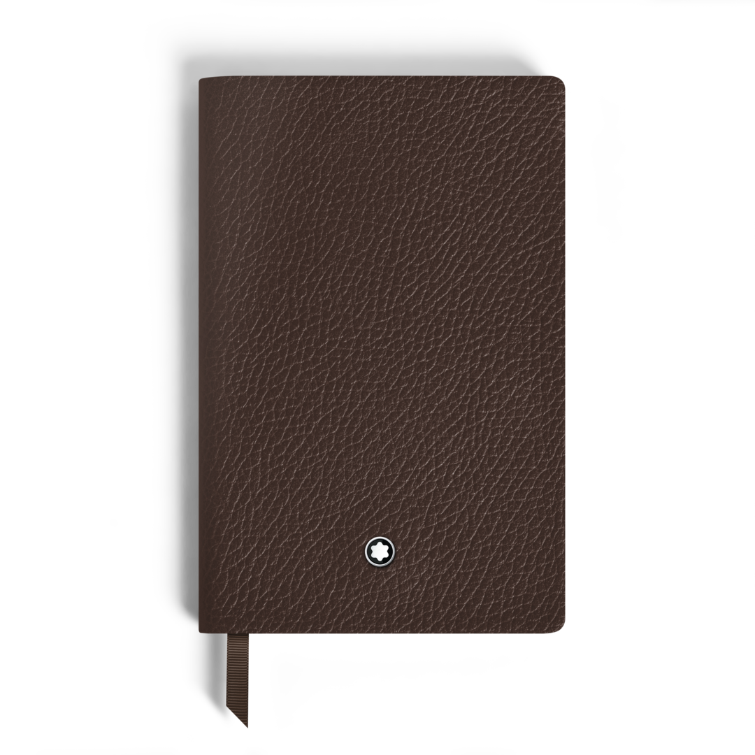 Small Notebook in Grain Leather, Lined Pages