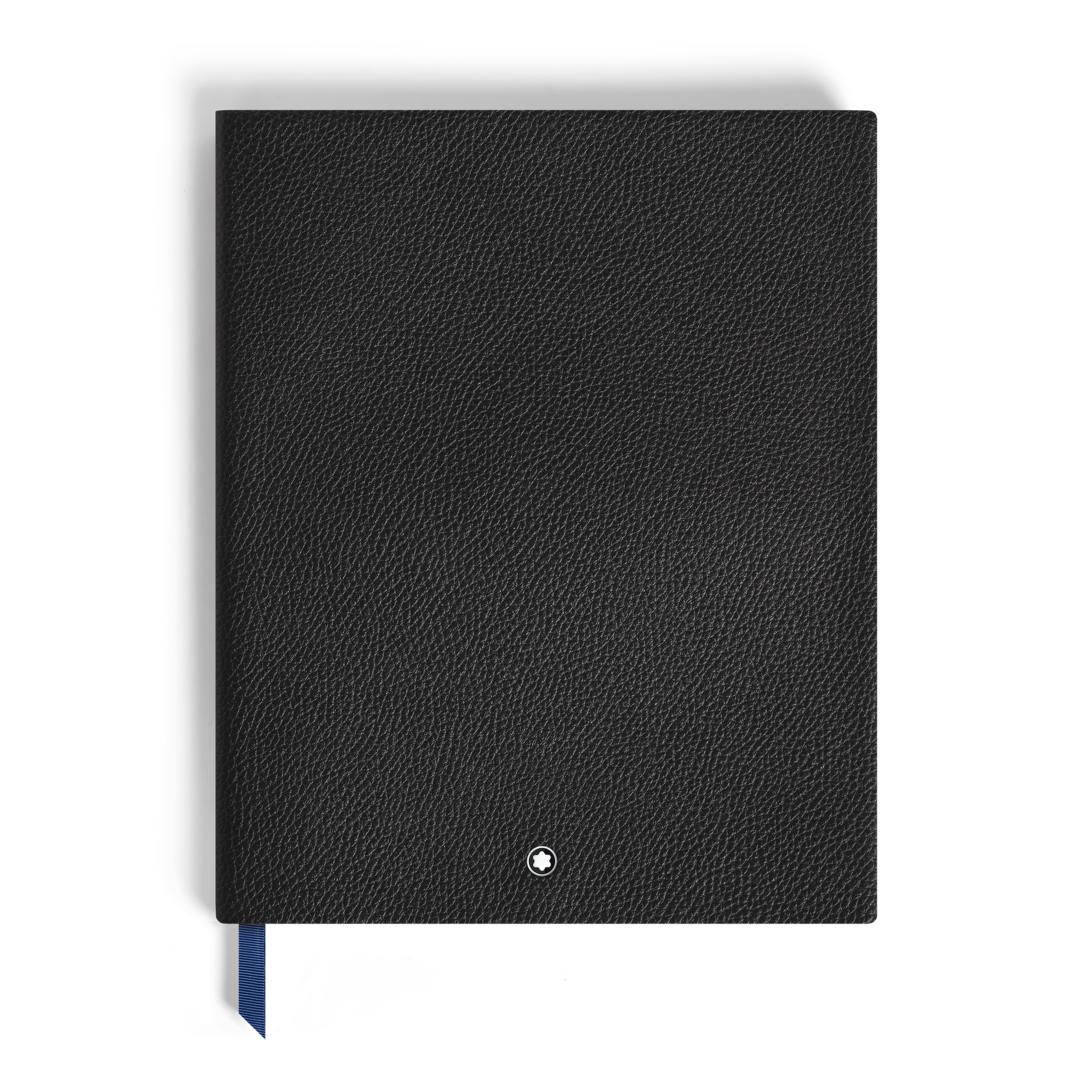 Large Notebook in Grain Leather, Lined Pages