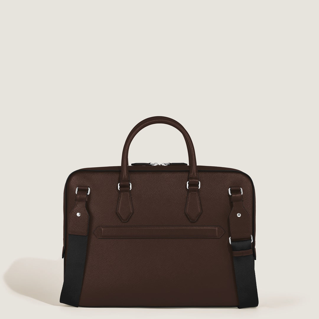 Thin Briefcase in Sartorial Leather