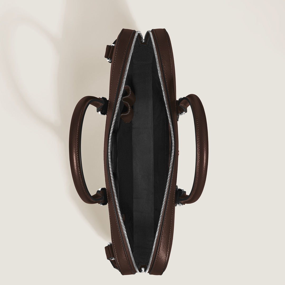 Thin Briefcase in Sartorial Leather