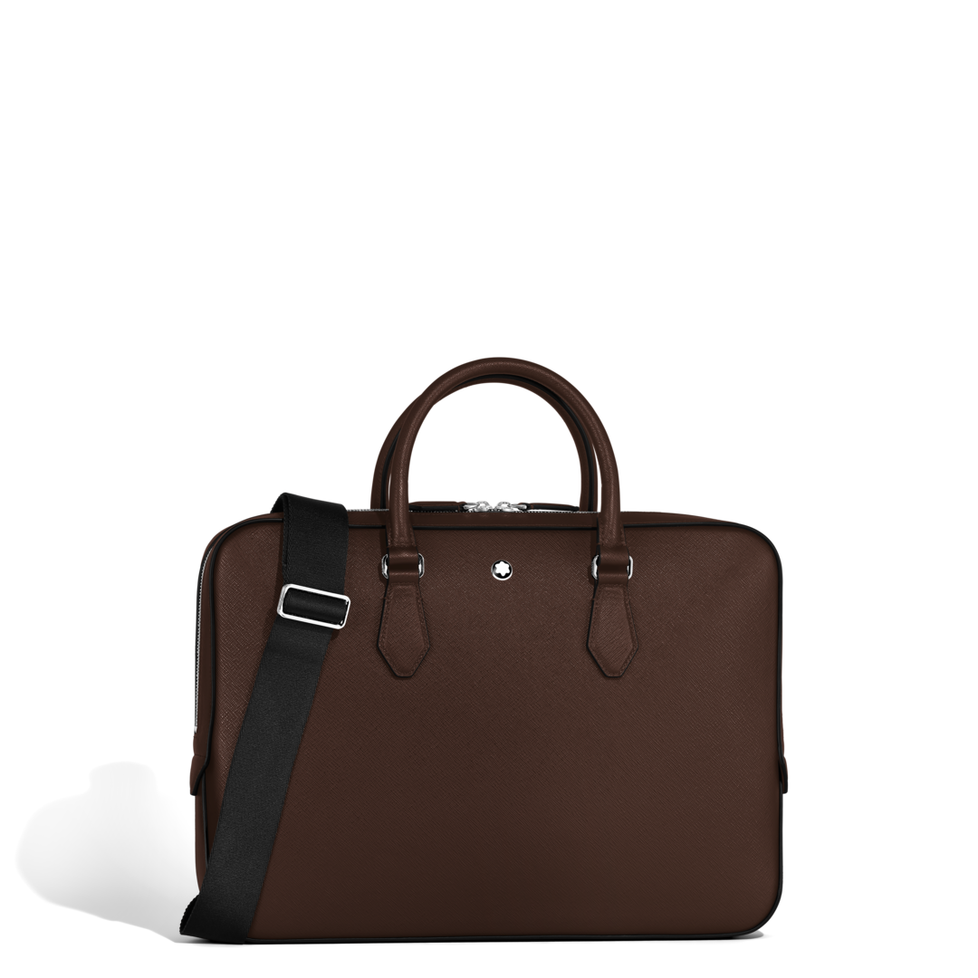 Thin Briefcase in Sartorial Leather