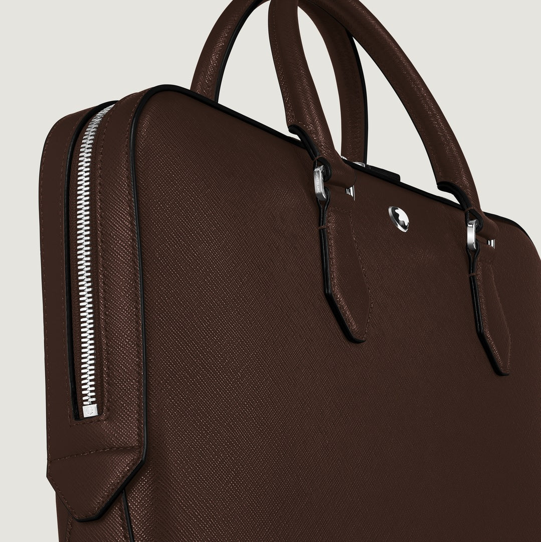 Thin Briefcase in Sartorial Leather