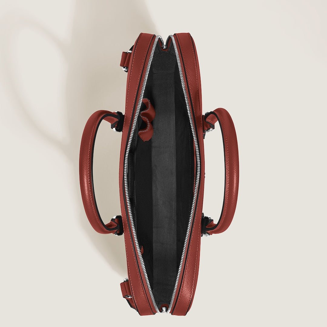 Thin Briefcase in Sartorial Leather