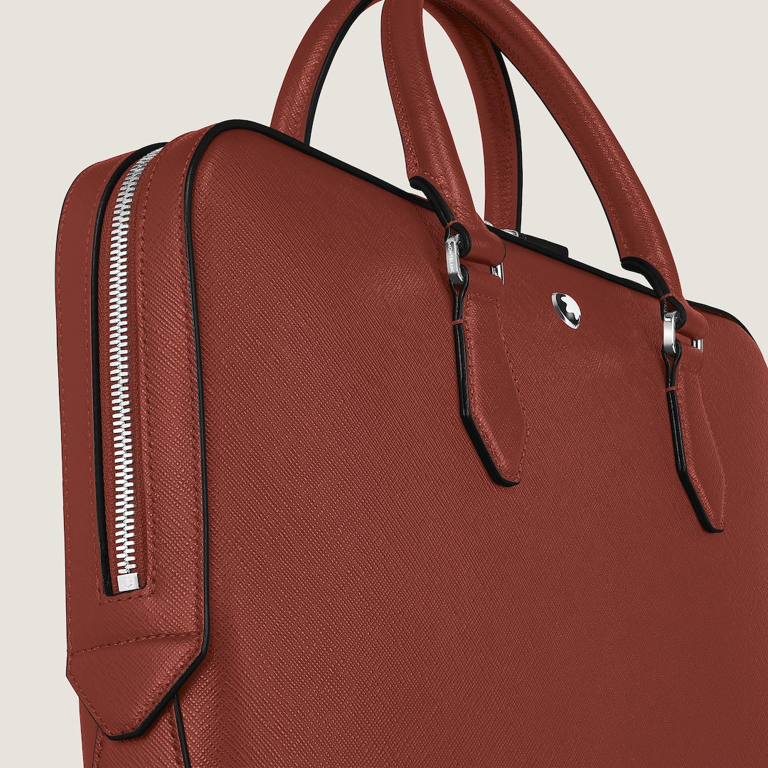 Thin Briefcase in Sartorial Leather