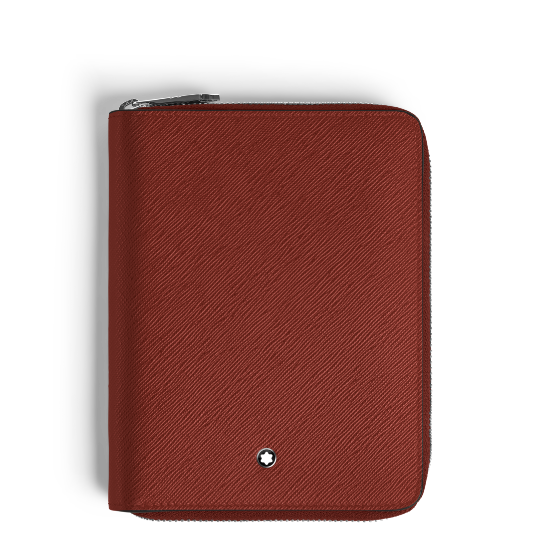 5 Pen Pouch with zip in Sartorial Leather