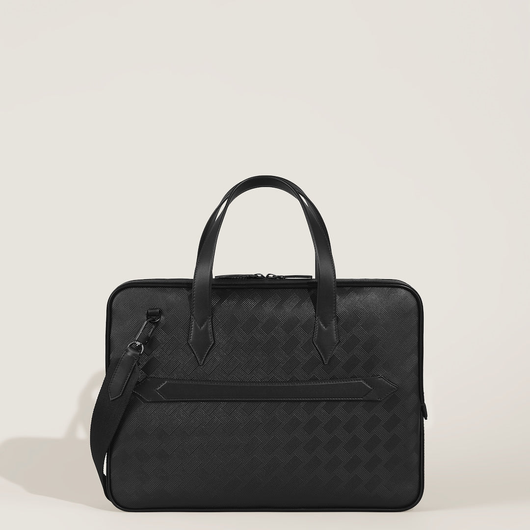 Thin Briefcase in Extreme Soft Leather