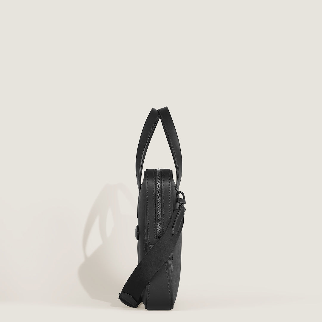 Thin Briefcase in Extreme Soft Leather