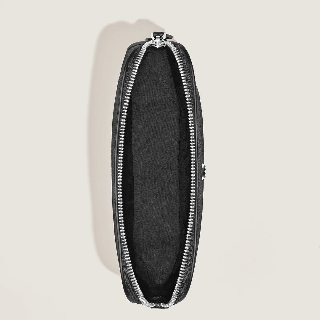 Pochette de voyage en cuir sartorial